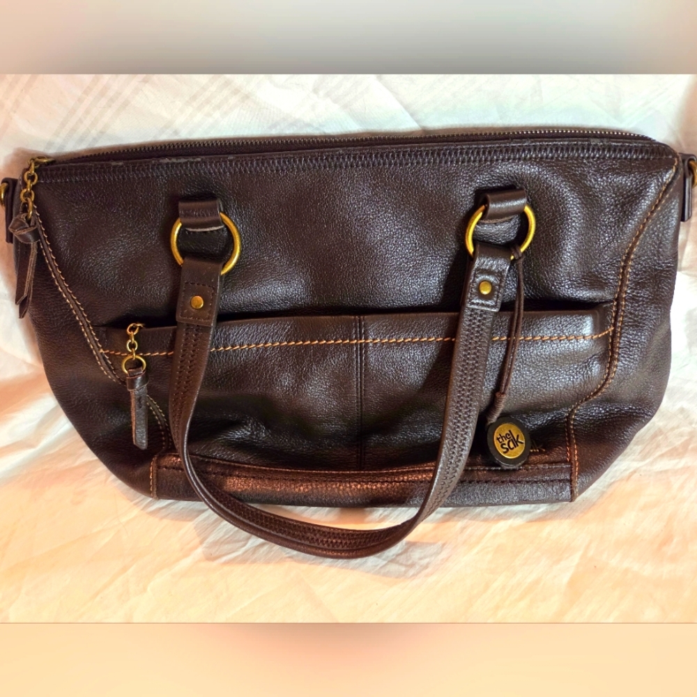 The SAK Brown Leather Handbag